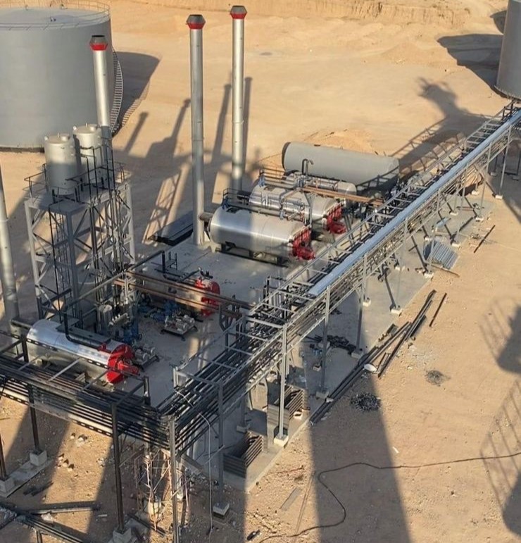 Vacuum / Baladi Mineral Oil Distillation Line
